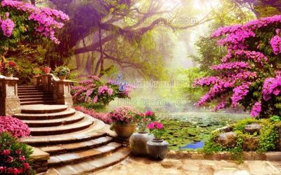 File tranh File in tranh tường 3D FT201067 (gốc) chủ đề động vật