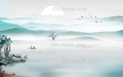 File gốc in mica File in tranh tường 3D FT201080 chất lượng