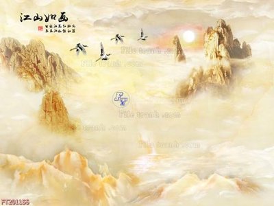Tải file gốc File in tranh tường 3D FT201156 (in khổ lớn) không mờ