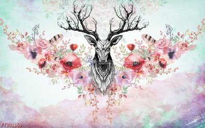 Tải file gốc File in tranh tường 3D FT201169 (in khổ lớn) không mờ