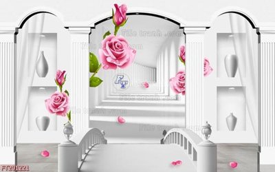 File tranh File in tranh tường 3D FT201221 (bản gốc) in lụa 5D