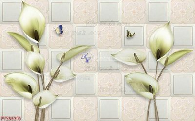 File tranh File in tranh tường 3D FT201245 (gốc) chủ đề động vật