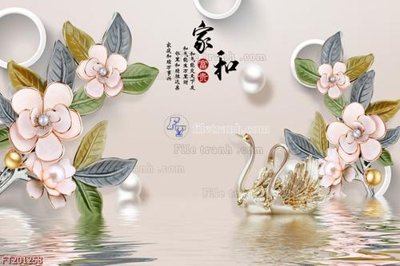 File tranh gốc in trần nhà File in tranh tường 3D FT201258 3D