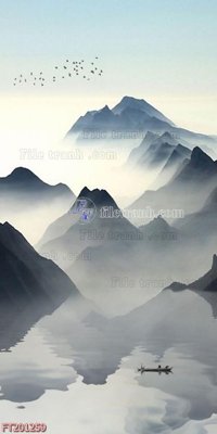 File ảnh File in tranh tường 3D FT201259 (gốc) in PP, decal