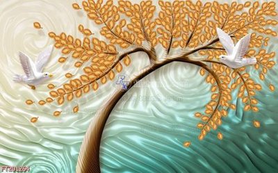 File in ấn File in tranh tường 3D FT201264 (bản gốc) chất lượng cao