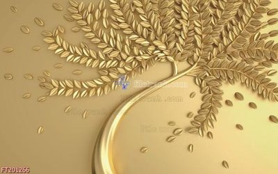 File gốc File in tranh tường 3D FT201266 (trang trí) phòng làm việc