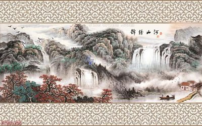 File gốc File in tranh tường 3D FT201295 (phiên bản chuẩn) để in ấn