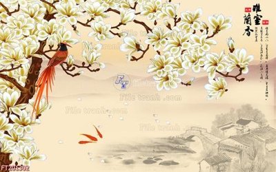 File gốc File in tranh tường 3D FT201302 (ảnh chi tiết) để in lụa