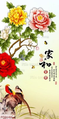 Tải về hình ảnh gốc File in tranh tường 3D FT201406 sắc nét