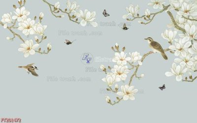 File tranh File in tranh tường 3D FT201472 (gốc) chủ đề động vật