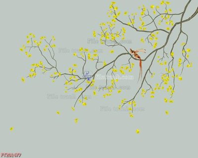 File tranh in tráng gương File in tranh tường 3D FT201477 (siêu nét)