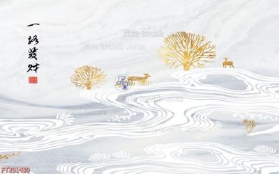 File PSD File in tranh tường 3D FT201480 (gốc) cho in quảng cáo