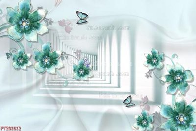 File tranh gốc File in tranh tường 3D FT201612 (bản quyền) độc đáo