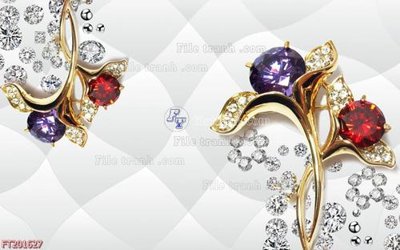 File tranh gốc File in tranh tường 3D FT201627 (bản quyền) độc đáo