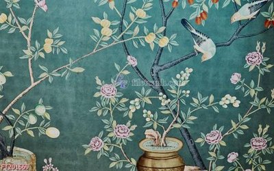 Ảnh gốc file in lụa File in tranh tường 3D FT201669 chi tiết