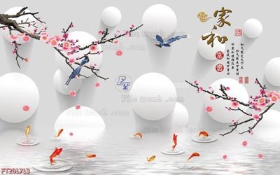 File tranh File in tranh tường 3D FT201713 (ảnh gốc) in trần 3D