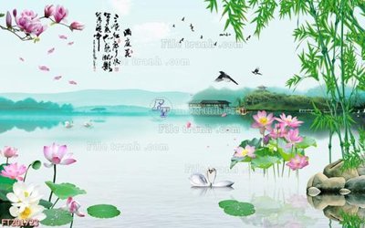 Tải file gốc File in tranh tường 3D FT201723 (in khổ lớn) không mờ