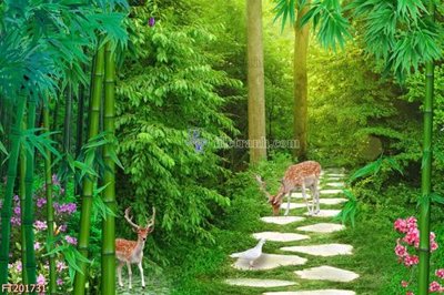 File in ấn File in tranh tường 3D FT201731 (bản gốc) sắc nét