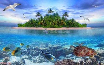 File in mica File in tranh tường 3D FT201736 (ảnh gốc) đẹp