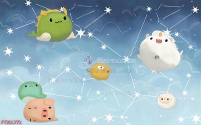 File tranh File in tranh tường 3D FT201772 (bản gốc) in lụa dán tường