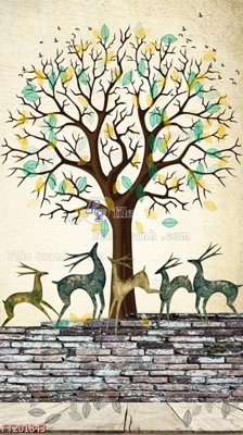 File in trần File in tranh tường 3D FT201843 (bản gốc) trời sao