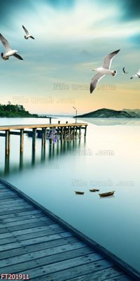 File gốc File in tranh tường 3D FT201911 (in mica) làm bảng hiệu