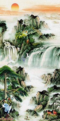 Tải file File in tranh tường 3D FT201918 (gốc) chủ đề tâm linh