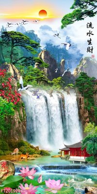 File in ấn File in tranh tường 3D FT201924 (bản gốc) chất lượng cao