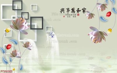 Chi tiết file ảnh File in tranh tường 3D FT201955 sắc nét