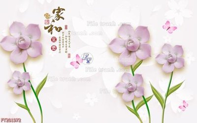 File gốc File in tranh tường 3D FT201972 (ảnh rõ nét) để in