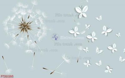 File tranh File in tranh tường 3D FT201996 (gốc) chủ đề tĩnh vật