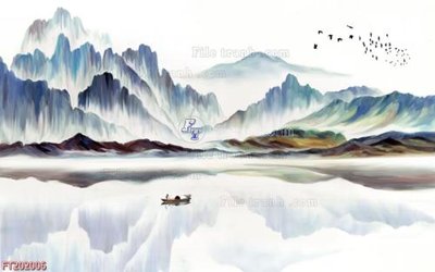 Cung cấp file tranh gốc File in tranh tường 3D FT202006 độc quyền