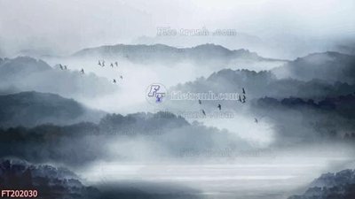 File tranh PSD File in tranh tường 3D FT202030 chất lượng cao