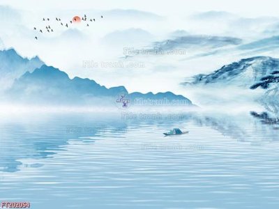 File in mica File in tranh tường 3D FT202054 (bản gốc) làm vách ngăn