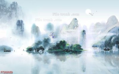 File in ấn File in tranh tường 3D FT202069 chuyên nghiệp