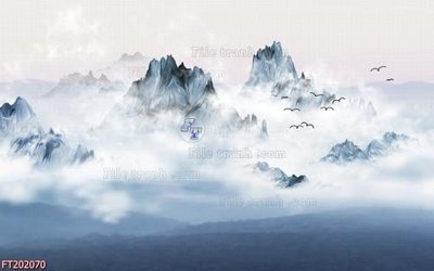 File in mica File in tranh tường 3D FT202070 (ảnh gốc) đẹp