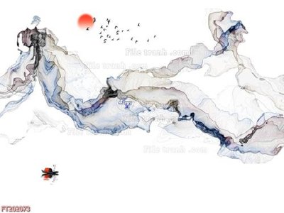 File in lụa File in tranh tường 3D FT202073 (phong cảnh) File in tranh tường 3D FT202073