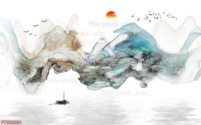 Tải file File in tranh tường 3D FT202084 (PSD) cho in tranh 3D