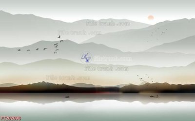 File gốc File in tranh tường 3D FT202098 (phong cách) cổ điển