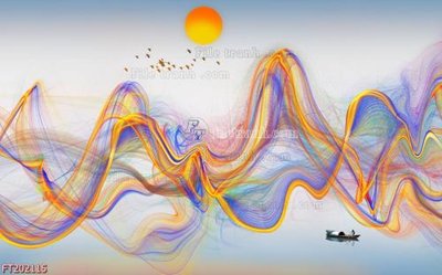 File in lụa File in tranh tường 3D FT202115 (phong cảnh) File in tranh tường 3D FT202115