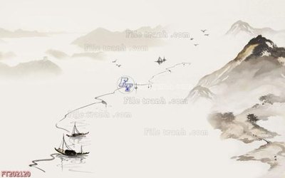 File gốc File in tranh tường 3D FT202120 (phiên bản chuẩn) để in ấn