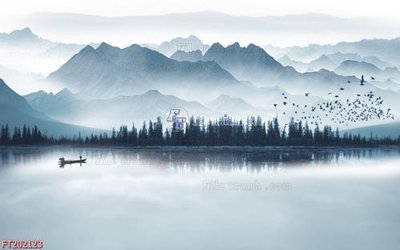 Tải file File in tranh tường 3D FT202123 (PSD) cho in tranh kính