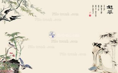 File tranh File in tranh tường 3D FT202135 (ảnh gốc) độ nét vượt trội