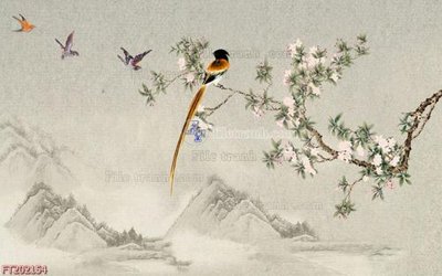 File tranh in tráng gương File in tranh tường 3D FT202154 (siêu nét)