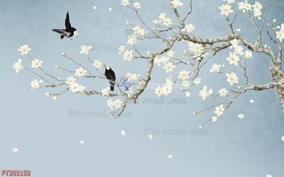 File tranh File in tranh tường 3D FT202168 (gốc) chủ đề động vật