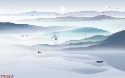 File gốc File in tranh tường 3D FT202216 (trang trí) phòng ngủ