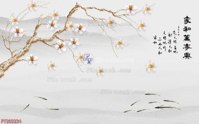 File gốc File in tranh tường 3D FT202234 (trang trí) phòng làm việc