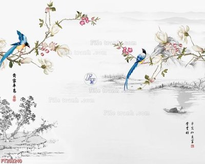 Tải file File in tranh tường 3D FT202240 (gốc) làm file quảng cáo