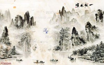 File tranh gốc File in tranh tường 3D FT202244 (bản quyền) Filetranh.com