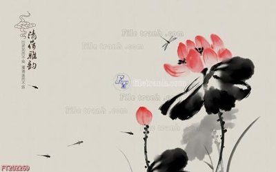 File tranh File in tranh tường 3D FT202269 (gốc) chủ đề trừu tượng